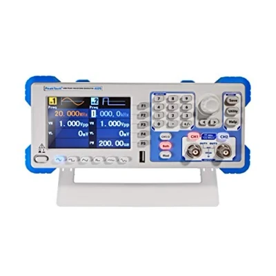 Afbeelding van Peaktech 4125 functiegenerator 2 kanaals 1µHz tot 25 MHz