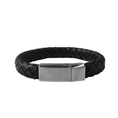 Afbeelding van As armband Gevlochten black 18cm