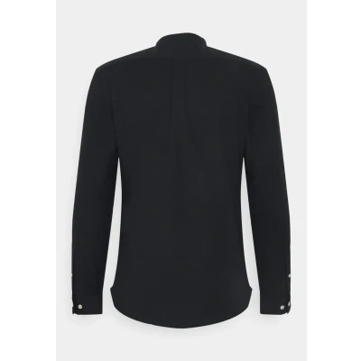 Afbeelding van Lindbergh Manderin Overhemd, Heren, Maat: XS, Black