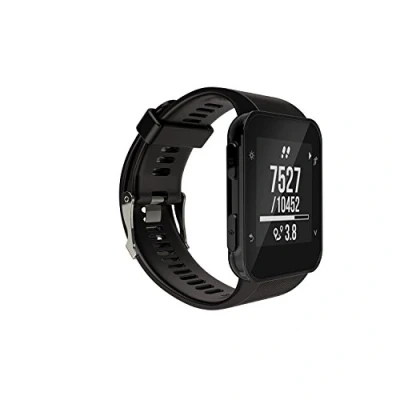 Afbeelding van INF Garmin Quickfit polsband geschikt voor Forerunner 30/35/Approach S10 siliconen zwart