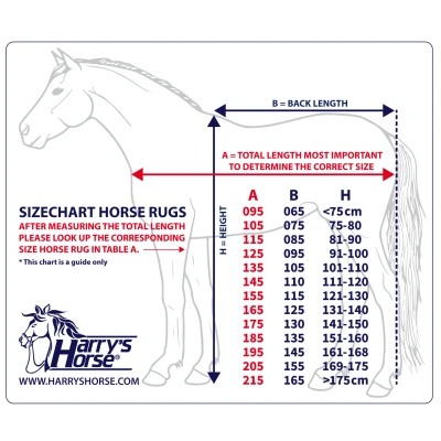 Afbeelding van Harry&#039;s Horse Fleecedeken Staatsiemodel met Borstflap Zwart 130/175