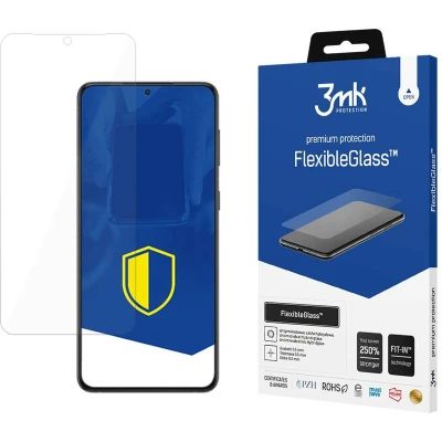 Afbeelding van 3MK FlexibleGlass™ hybride glas voor Samsung Galaxy S24 (1 Stuk, S21), Smartphone beschermfolie, Transparant