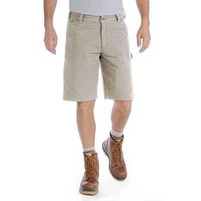 Afbeelding van Werkshorts Carhartt Men Rigby Dungaree Short Tan Maat 31