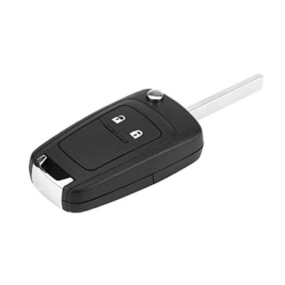 Afbeelding van Sleutel Shell, Flip Folding Remote 2 Knoppen Autosleutelzakje Shell Case Fit voor Opel Astra Insignia (Zwart)