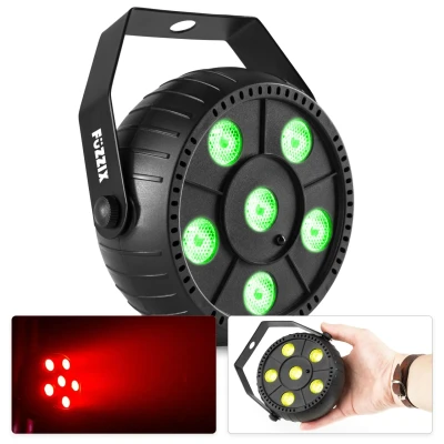 Afbeelding van BeamZ PLP10 RGB LED PAR met ingebouwde accu 6x 2W LED&#039;s