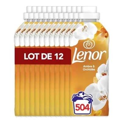Afbeelding van Lenor Wasverzachter Amber &amp; Orchidee 12 x 42 Wasbeurten