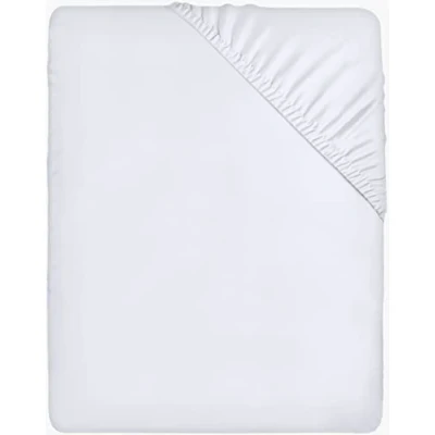 Afbeelding van Utopia Bedding Hoeslaken 35 cm Diepe, Eenvoudig Onderhoud Zachte Geborstelde Microvezel Stof Krimp en Vervaagt Bestendig (120 x 190 cm, Wit)