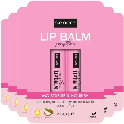 Afbeelding van 6x Sence Lippenbalsem Sensitive 2 stuks