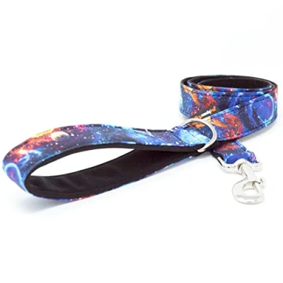 Afbeelding van candyPet® Dog Leash 120 cm cotton with Softshell Padded Handle Universe