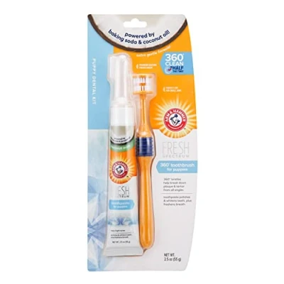 Afbeelding van Arm &amp; Hamer verse kokosnoot tandheelkundige kit puppy