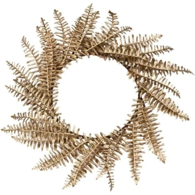 Afbeelding van Ginger Ray Gouden Varen Krans Kerst Tafel Placemats Tafelblad Decoraties 4 Pack