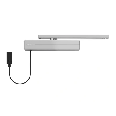 Afbeelding van Assa abloy design vrijloopdeurdranger dc640 zonder glijarm zilver en 2 6