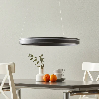 Afbeelding van Paul Neuhaus Smart hanglamp Q Vito Ø 59cm zwart 8411 13
