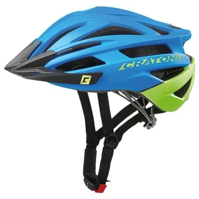 Afbeelding van Cratoni Helm Agravic Blue Lime Matt L Xl