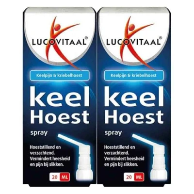 Afbeelding van 2+2 gratis: 2x Lucovitaal Hoest en Keelspray 20 ml