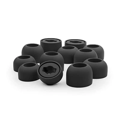 Afbeelding van Okuli 12 x Siliconen Oordopjes Puntje voor Samsung Galaxy Buds Pro 1 Oortelefoons in Zwart