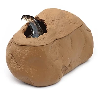 Afbeelding van Svauoumu Snake Hide Schildpad schuilplaats Bebaarde Draak Verbergen Grot Huis Reptielen Onderdak Terrarium voor hagedissen Amfibieën