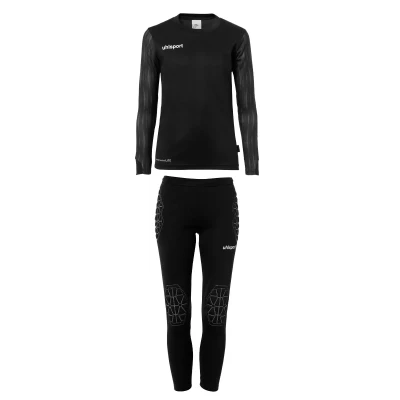 Afbeelding van Reaction Keeperstenue Junior Black 990 140 Zwart Keeperskleding