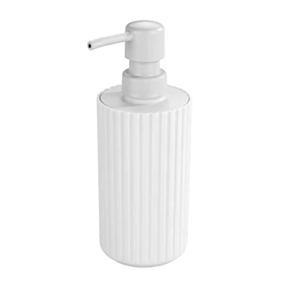 Afbeelding van WENKO Allstar Minas witte zeepdispenser voor vloeibare zeep, wasmiddeldispenser wit