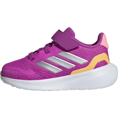 Afbeelding van adidas Sportswear Runfalcon 5 Sneakers laag purple burst silver metallic semi spark voor kinderen, Maat: 20 Kunststof/ textiel