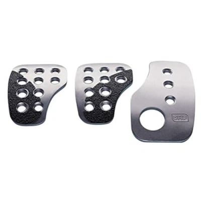Afbeelding van OMP OMPOA/1040/A set met 3 pedalen, zilverkleurig