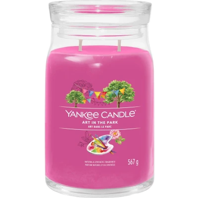 Afbeelding van Yankee Candle Geurkaars Large met 2 lonten Art In The Park 16 cm / ø 9