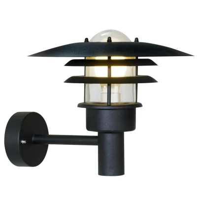 Afbeelding van Nordlux, Tuinverlichting, Lnstrup 32, Wandlamp, Zwart (E27, IP44)