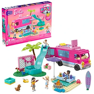 Afbeelding van Mattel Droom Camper Avontuur Bouwset, 580dlg.