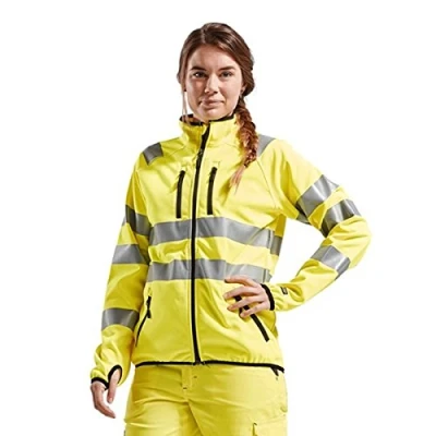 Afbeelding van Blåkläder 4926 2512 Dames Softshell jack High Vis Geel maat S