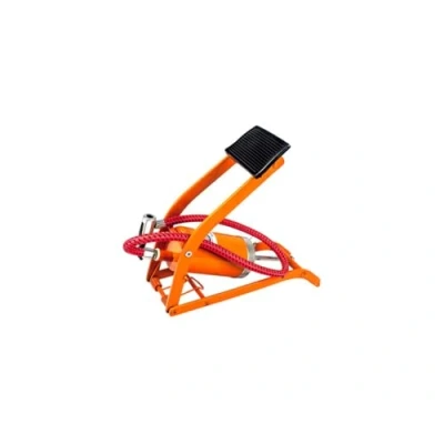 Afbeelding van Voetpomp PRECISIES STAAL 3 bar max Oranje
