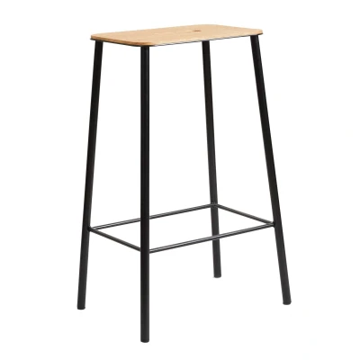 Afbeelding van Frama Adam barkruk H65 eikenzwart