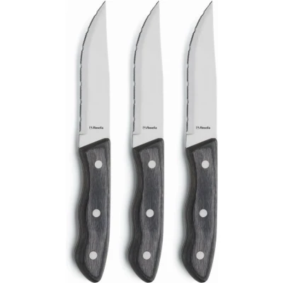 Afbeelding van Amefa Hercule Steakmessen 3 Stuks Zwart