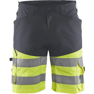 Afbeelding van Blaklader Short met stretch High Vis 1541 1811 Medium Grijs/High Geel C60