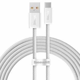 Afbeelding van Legendarisch duurzaam gamer USB naar C kabel met hoek 2m Blauw