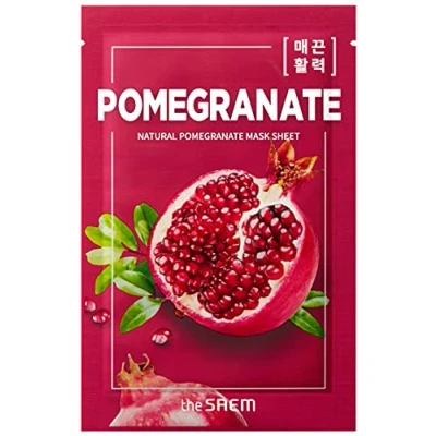 Afbeelding van The Saem, Gezichtsmaskers, Natuurlijk Maskerblad Granaatappel (21 ml)