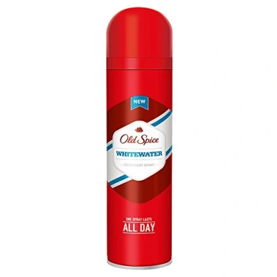 Afbeelding van Old Spice Whitewater deodorant Bodyspray, verpakking van 6 stuks (6 x 150 ml), spray zonder aluminium, voor mannen, met langdurige geur