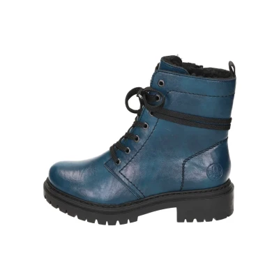 Afbeelding van Rieker Snowboots, Dames, Maat: 43, Petrol Kunststof