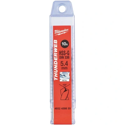 Afbeelding van Metaalboor Hss G Thunderweb 5,4 X 93 Mm (10 Stuks)