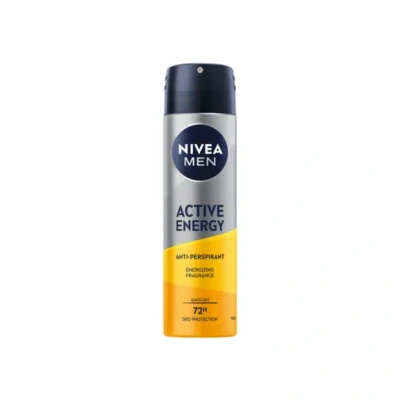 Afbeelding van Nivea Men Deospray Active Energy Energizing Fragrance 150ml