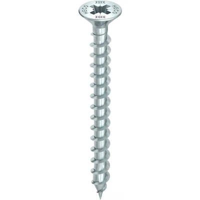 Afbeelding van Spaanplaatschroef Htp 3,5 X 30, Pk, Pzd, Variabele Voldraad, Vz Blauw, 200 Stk