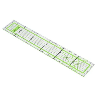 Afbeelding van 5x30cm Transparant Quilten Heerser DIY Naaien Tool voor Ontwerpen, Lay out,