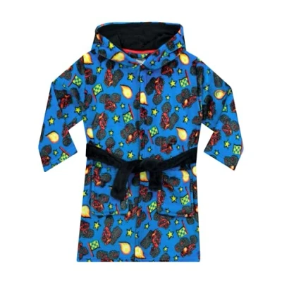 Afbeelding van Blaze en de Monstermachines Badjas voor Jongens Monster Truck Badjassen Kinderen Blauw 122