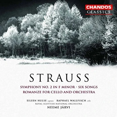 Afbeelding van Eileen Hulse, Raphael Wallfisch, Royal Scottish National Orchestra Strauss: Symphony No. 2/ Romanze/Six Songs (CD)