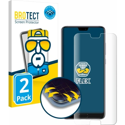 Afbeelding van BROTECT Screenprotector voor Huawei P20 Pro Folie Beschermfolie transparant volledig dekking (2 Stuks)