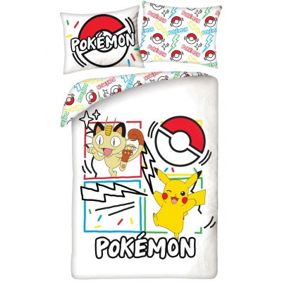 Afbeelding van Pokémon Dekbedovertrek, Meowth 140 x 200 cm 70 90 Polyester