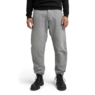 Afbeelding van G STAR RAW Grip 3d Relaxed Tapered Jeans heren, Grijs (Faded Grey Limestone D109 d126), 27W / 32L