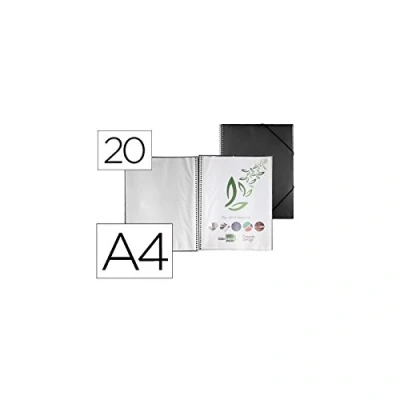 Afbeelding van Liderpapel EC30 presentatiemap met spiraalbinding, A4, zwart