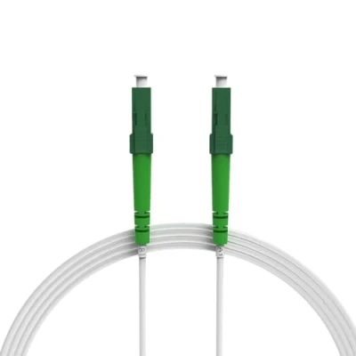 Afbeelding van nexinex OS2 glasvezelkabel wit LC/APC naar (5m) patchkabel simplex singlemode FTTH glasvezel kabel LC/LC