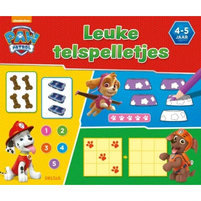 Afbeelding van Deltas Paw Patrol leuke telspelletjes ( 4 5 j. )