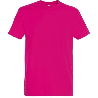 Afbeelding van SOLS Heren Keizerlijke Zwaargewicht T Shirt Met Korte Mouwen (Fuchsia) Maat M